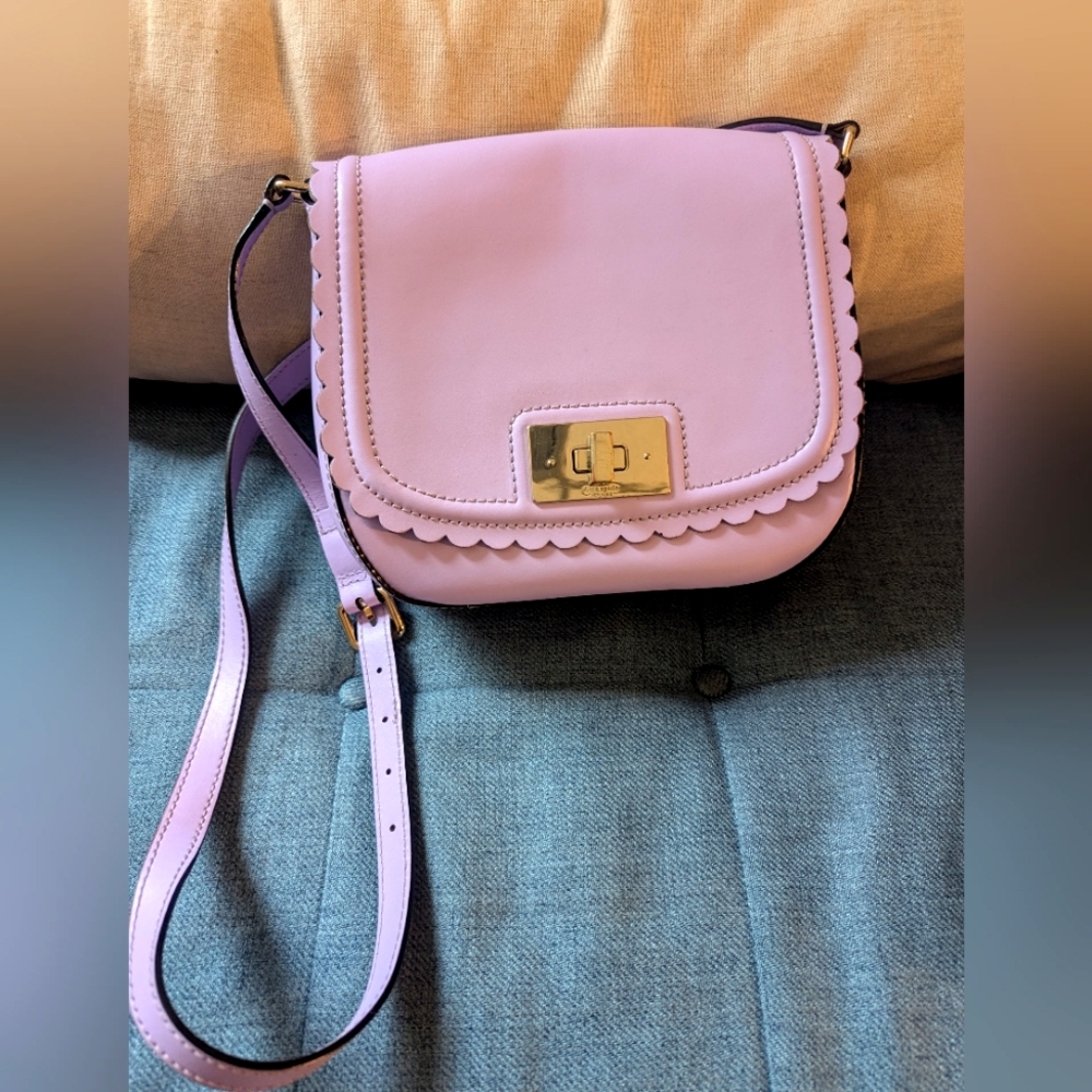 Kate Spade Lavender Scalloped Crossbody